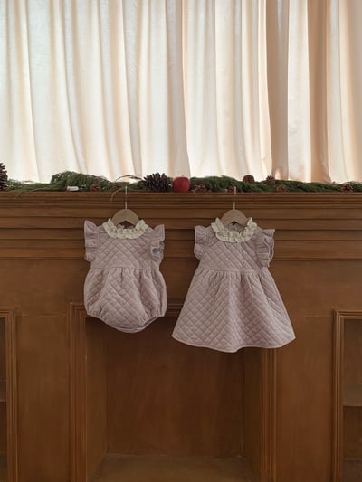 JE417｜(66cm-110cm) 夾棉背心連身裙/包屁衣/高領上衣13