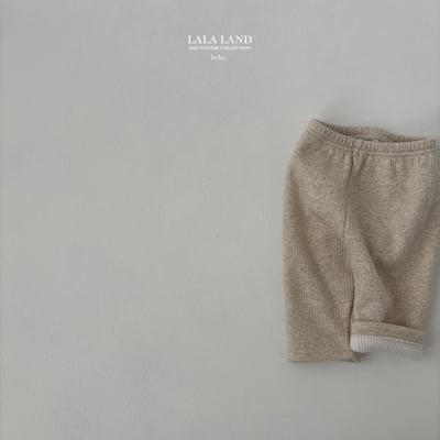 lala land40｜(60cm-83cm) 3色簡約口袋小黑標磨毛直筒褲18