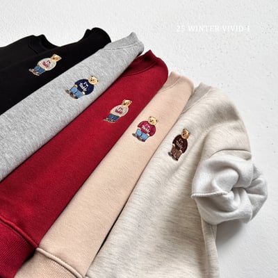 vivid97｜(78cm-125cm) 經典小熊休閒套裝2