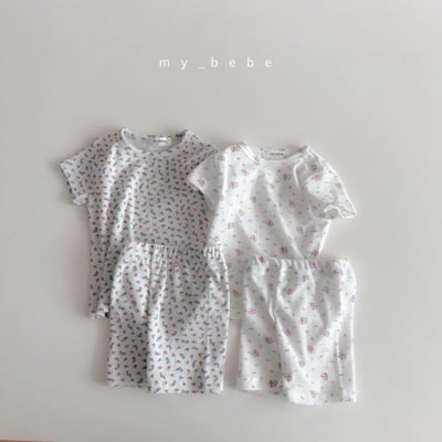 my_bebe23｜(80-120cm) 碎花家居服組15