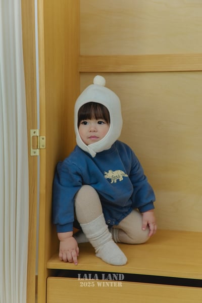 lala land13｜(60cm-83cm) 3色小恐龍內刷毛包屁衣14