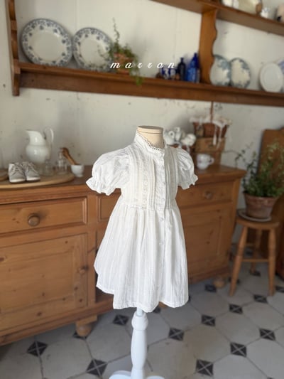 Marron03｜(3m-18m 1y-6y) 公主泡泡袖套裝3