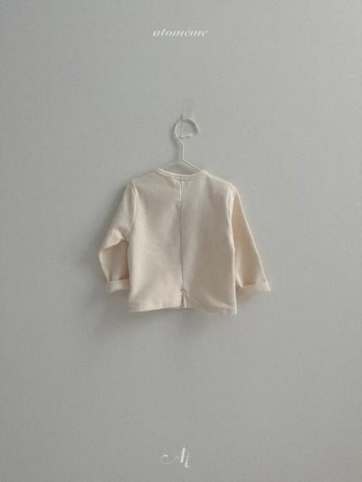 Atomeme32｜(70cm-110cm) 後開衩素面小標上衣4