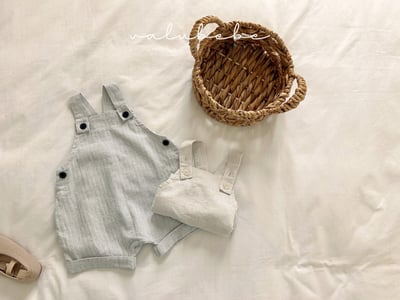 Valubebe 50｜(65-90cm) 鷹牌吊帶連身褲6