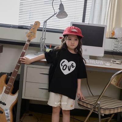BEAN27｜(65-120cm) LOVE字母上衣12