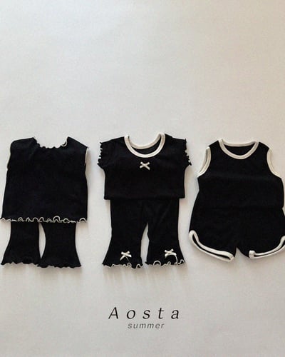 AOSTA48｜(6m-5y) 4款羅紋無袖背心20