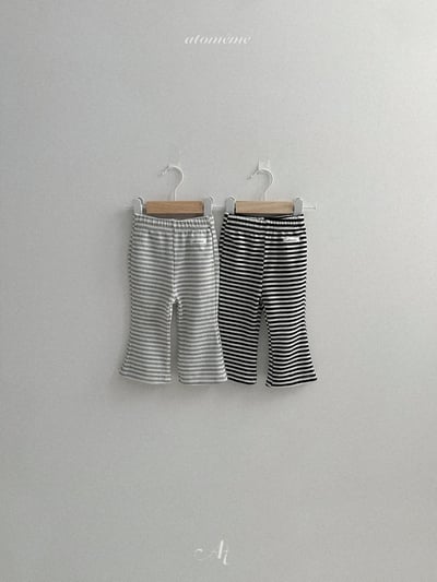 Atomeme08｜(70-110) 條紋小喇叭褲1