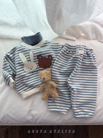 AOSTA07｜(6m-5y) 燈小熊小兔休閒上衣14