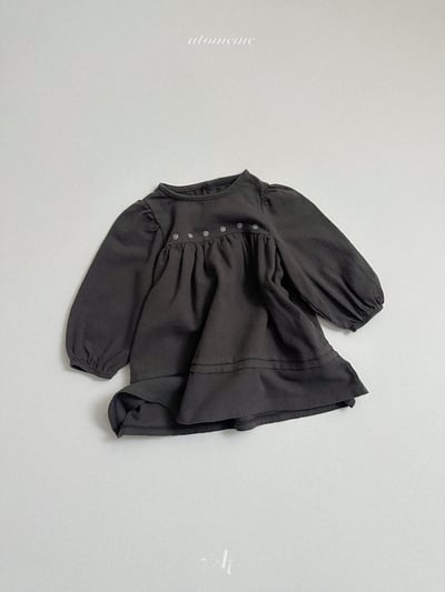 AT18｜(70-110) 雛菊刺繡娃娃洋裝3