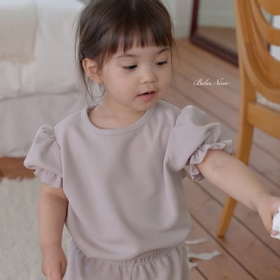 bebe nine09  (65cm-115cm)  3色荷葉邊公主袖套裝10