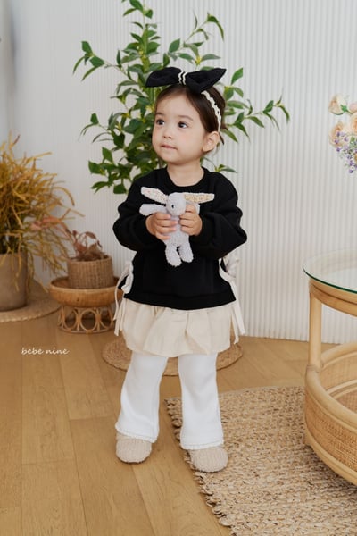 bebe nine23 (free) 2色黑白大蝴蝶結髮帶4