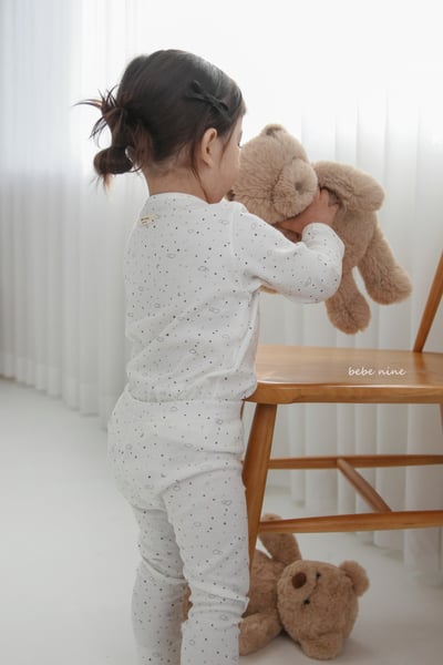 bebe nine13  (65-115) 2色棉質家居服套裝11