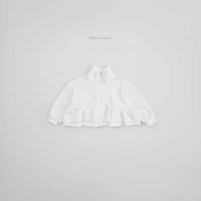 bebe nine30  (65-115) 3色立領蛋糕裙襬拉鍊外套19