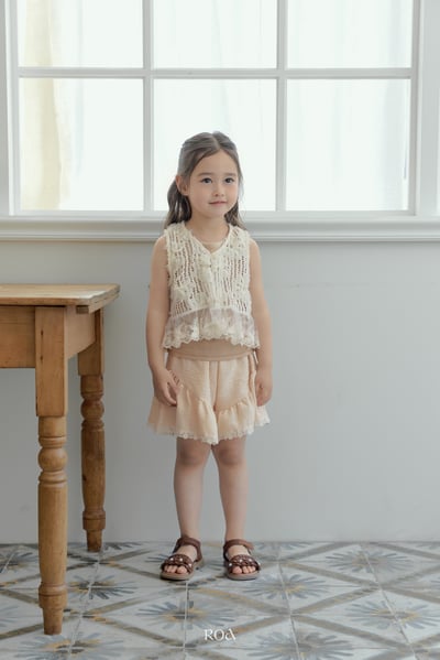 ROA22｜(6m-18m) 1色蕾絲鏤空背心15