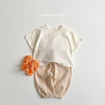 vivid35｜(78cm-125cm) 4款簡單素色條紋上衣(2入組)14