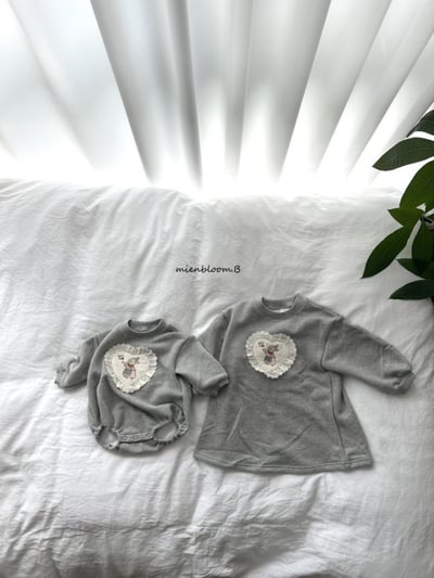 Bloom.b11｜(0m-24m/85cm-125cm) 蕾絲小兔花布包屁衣/洋裝10