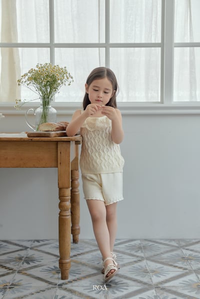 ROA06｜(6m-18m) 1色針織波浪鏤空套裝7