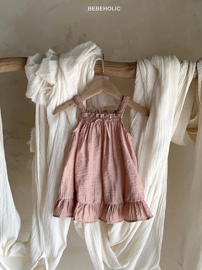 Bebe holic31｜(3m-18m) 蝴蝶結連身裙5