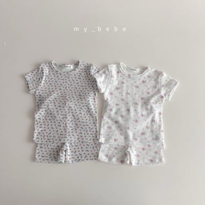 my_bebe23｜(80-120cm) 碎花家居服組14