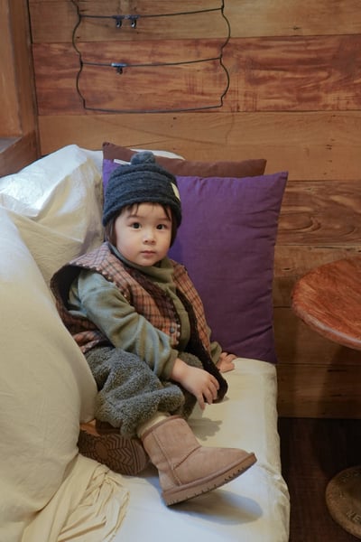 onu 41｜(70cm-115cm) 抓絨中領上衣25