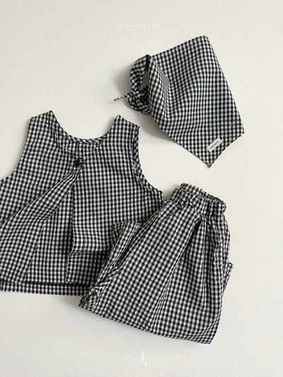 Atomeme11｜(70-110) 格紋頭巾6