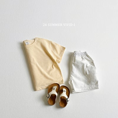 vivid35｜(78cm-125cm) 4款簡單素色條紋上衣(2入組)21