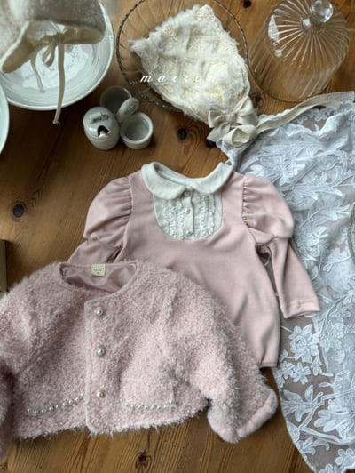 Marron 45｜(3m-18m) 法式宮廷風包屁衣5