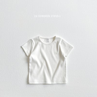 vivid50｜(78cm-125cm) 3款圓領淺色羅紋上衣6