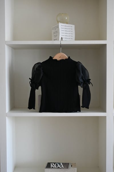 ROA18｜(80cm-120cm) 2色公主泡泡袖上衣2