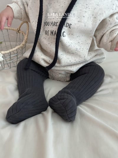 lala land38｜(60cm-83cm) 4色針織羅紋緊身褲襪3