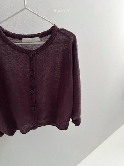 MiniRobe24｜(70-110) 針織開襟外套3