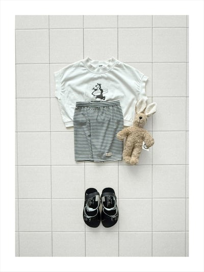 onu16｜(70cm-115cm) 衝浪印花熊短上衣5