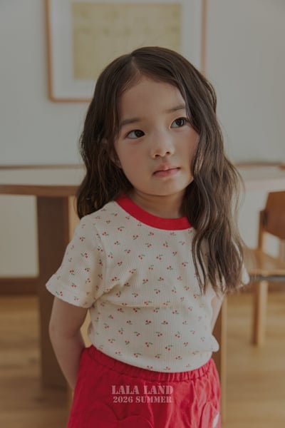 lala land62｜(75-120cm) 2色櫻桃印花上衣7