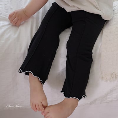 bebe nine18  (65cm-115cm) 2色木耳邊喇叭褲7