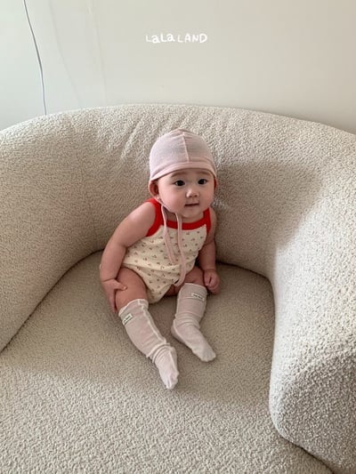 lala land21｜(3m-18m) 2色滿版櫻花包屁衣14