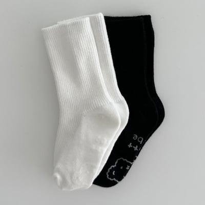 Oottbebe29｜(1y-7y) 	彩虹襪二入組合3