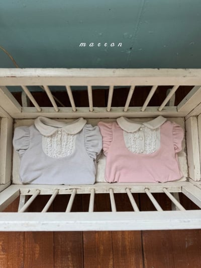 Marron 45｜(3m-18m) 法式宮廷風包屁衣7