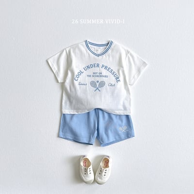 vivid29｜(78cm-125cm) 3款字母V領網球套裝6