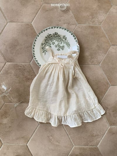 Bebe holic31｜(3m-18m) 蝴蝶結連身裙14