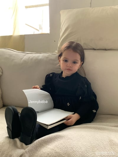 JE573｜(66-90cm) 赫本風公主袖包屁衣15