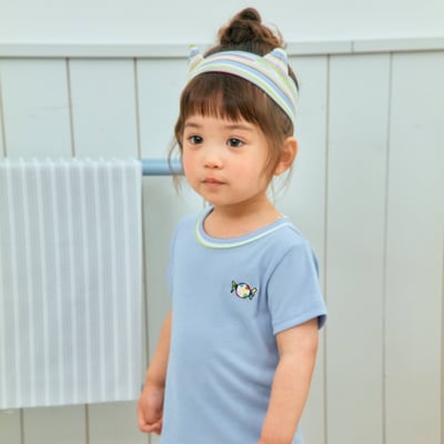 1st blue18｜(~93-118cm) 條紋貓耳髮帶3