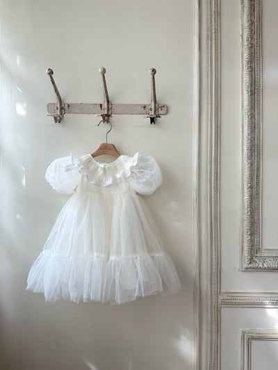 MONBEBE｜(55-120cm) 手足裝．	週歲婚禮必買薄紗洋裝4