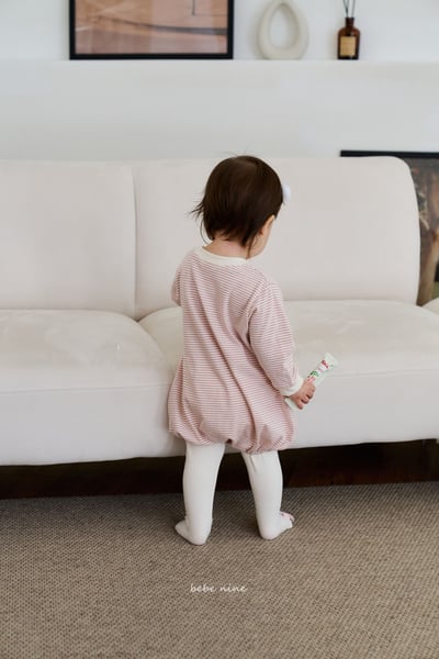 bebe nine21 (65cm-75cm) 3色蝴蝶結緞帶褲襪3