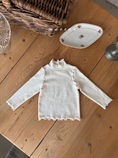 Marron 07｜(1y-6y) 經典捲邊上衣10