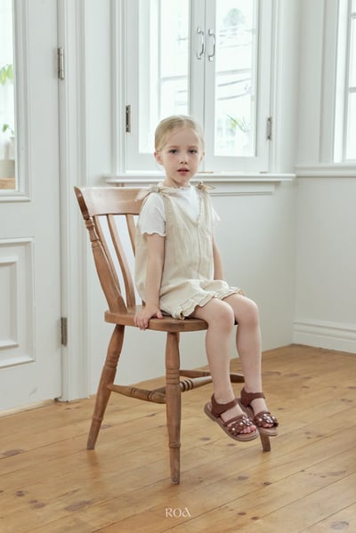 ROA27｜(6m-18m) 3色捲邊素面上衣8