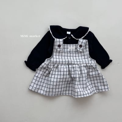 mimi market20 (65-85cm)  格紋背心吊帶裙5