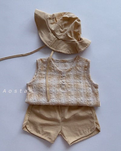 AOSTA01｜(6m-5y) 2色無袖格子襯衫12