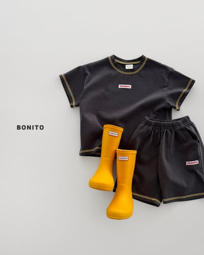 Bonito32｜(75cm-125cm) 3色標籤簽名縫線套裝6