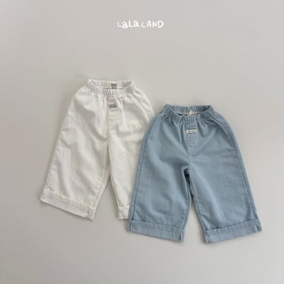 lala land68｜(75-120cm) 2色反摺直筒長褲20