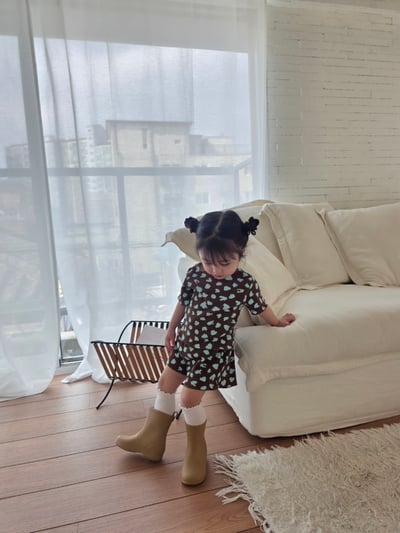 Color24｜(75-115cm) 愛心滿版印花套裝4